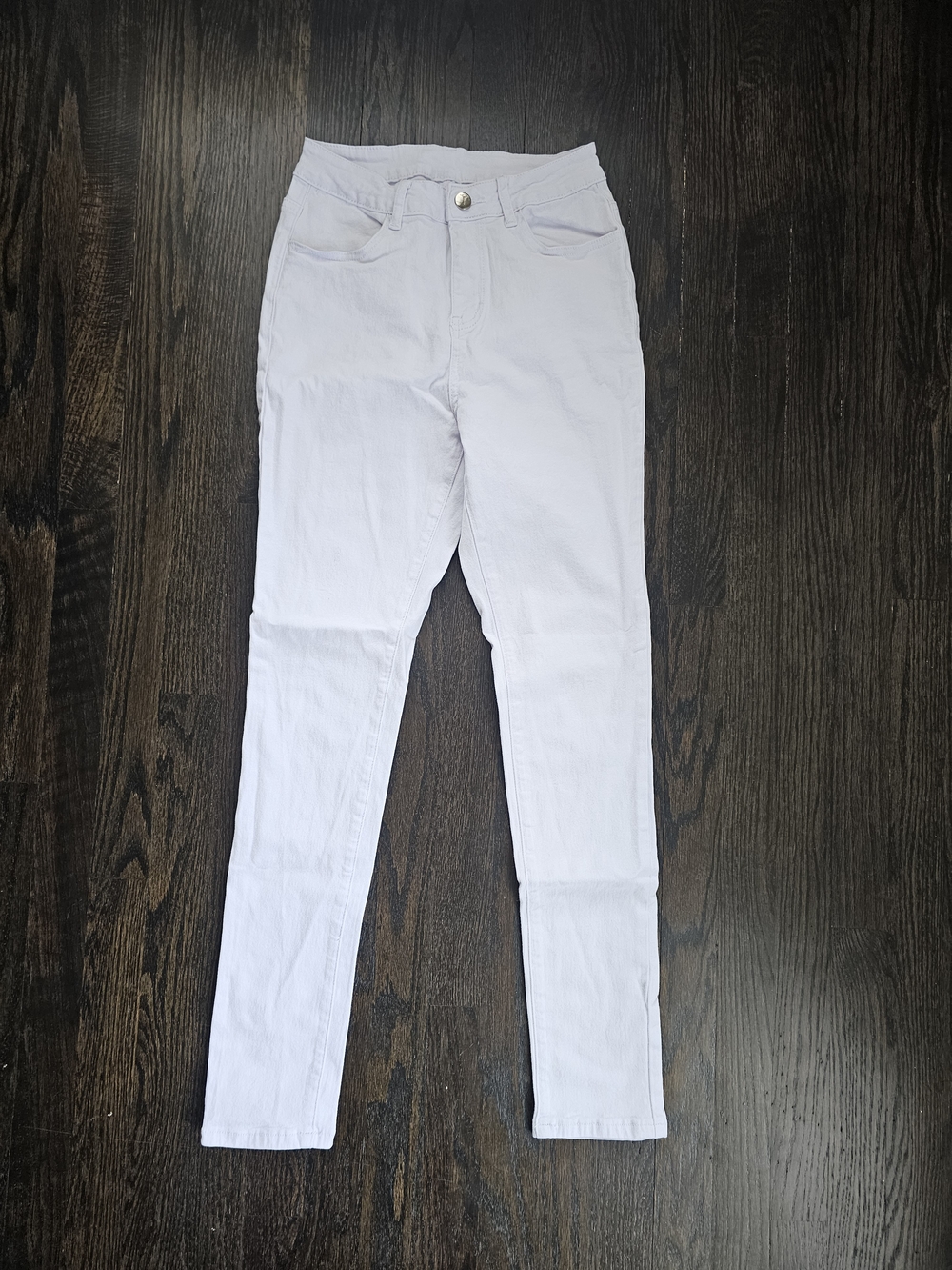 White Women's High-Waist Skinny Jeans